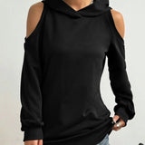 Sudadera Off-Shoulder Essentia