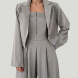 Julia | Conjunto de Mujer Bustier + Chaqueta – Estilo Elegante y a la Moda