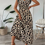 Vestido Maxi Barroco con Escote en V para Mujer
