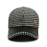 Gorra de Houndstooth Metropolitana