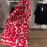 Vestido Largo Estampado Cora™