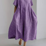 Vestido Oversize de Rayas Retro Eleanor