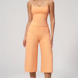 Nexus - Conjunto de Top de Tirantes y Pantalones Cortos de Pierna Ancha para Mujer