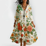 Vestido Floral Vintage Marina