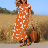 Vestido Fluido con Escote en V Valérie