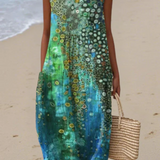 Vestido de Verano Ligero Sin Mangas Zara