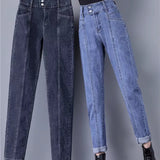 Jeans de Cintura Alta Double-Take