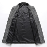 Abrigo de Lana Houndstooth Bellucci
