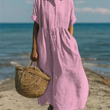 Vestido Camisón Fluido de Algodón Arianne