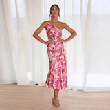 Vestido Maxi Floral Asimétrico Sienna