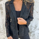 Blazer de Encaje Transparente Lena