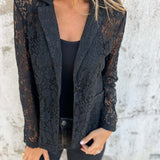 Blazer de Encaje Transparente Lena