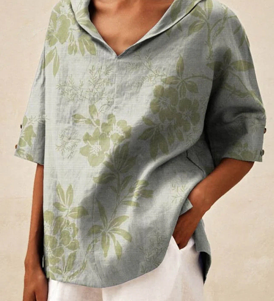 Top Elegante Andrea con Escote en V