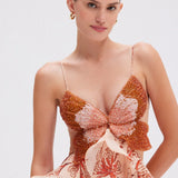 Vestido con Volantes Nahia para Mujer