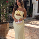 Vestido Maxi Gardenia Rosa para Mujer