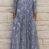 Vestido Elegante Olivia con Escote en V para Mujer