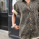 Mono Corto Estampado Leopardo