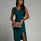 Vestido Entallado Fresia™ con Escote en V