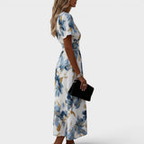 Vestido Midi Floral Mora
