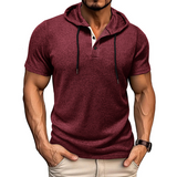 Hoodie Henley de Algodón Hype