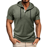 Hoodie Henley de Algodón Hype