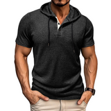 Hoodie Henley de Algodón Hype
