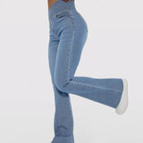 Pantalones de Mezclilla Cintura Cruzada Majestic™