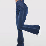 Pantalones de Mezclilla Cintura Cruzada Majestic™