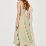 Vestido Midi Fluido Amelia™