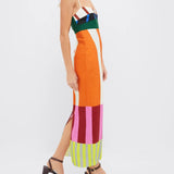 Vestido Largo Multicolor Elsa