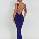 Vestido Delgado Sin Espalda Romee ™