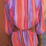 Vestido Elegante Paloma con Abertura Lateral