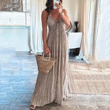 Vestido Largo Plisado Micah ™