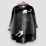Camisa Fosca con Estampado