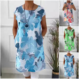 Vestido Elegante de Cuello Redondo Anita™