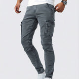 Pantalón Cargo Marino Elástico Duvan para Hombre