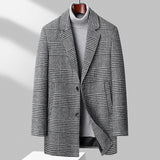 Abrigo de Lana Houndstooth Bellucci
