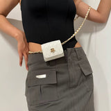 Bolso de Cintura Mini Cadena Heredera