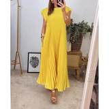Vestido Plisado Elegante Grazia