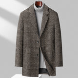Abrigo de Lana Houndstooth Bellucci