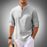 Camisa de Lino Henley Bellagio