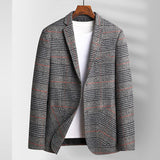 Blazer de Pana Real en Patrón Herringbone