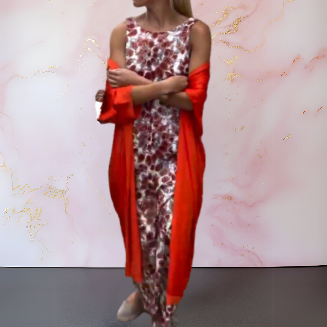 Vestido Elegante de Mujer con Cárdigan Melanie