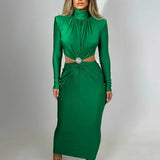 Vestido Elegante Pamela™ con Broche