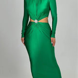 Vestido Elegante Pamela™ con Broche