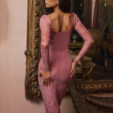 Vestido Elegante Cecilia™ Rosa