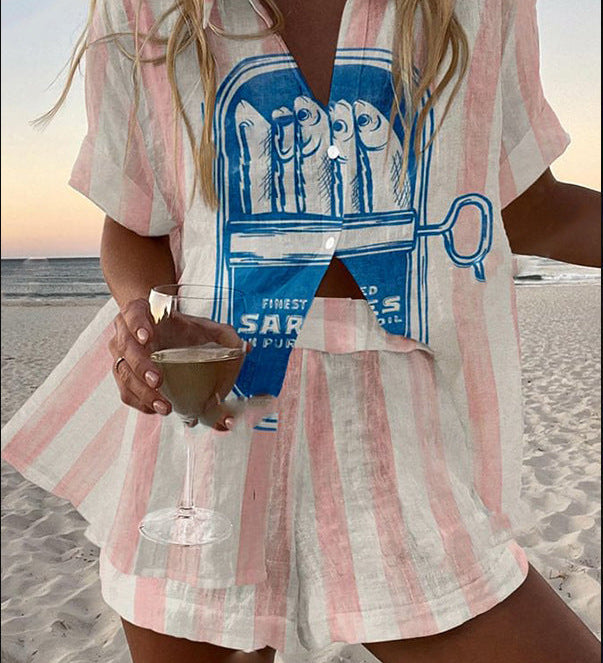 Conjunto Corto Ligero de Verano Jorelle