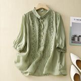 Blusa Bordada Laurienne™ con Botones
