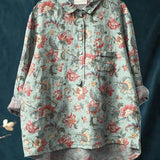 Blusa Clásica con Estampado Floral Laura™