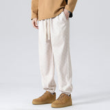 Pantalones de Sudadera de Pana a Cuadros